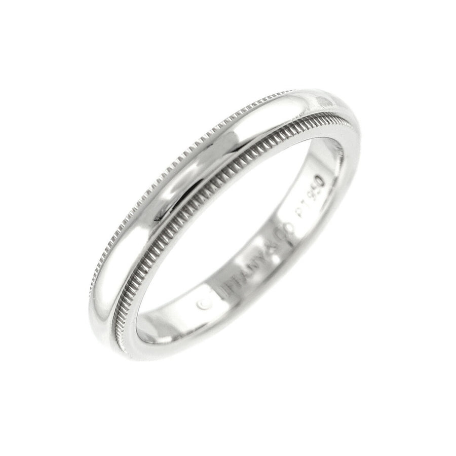 Tiffany & Co. Millgrain Wedding Band Platinum