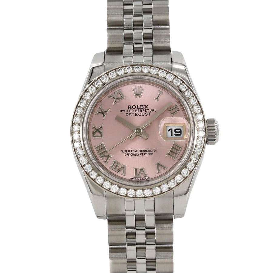 Rolex Datejust Diamond Pink Dial Watch