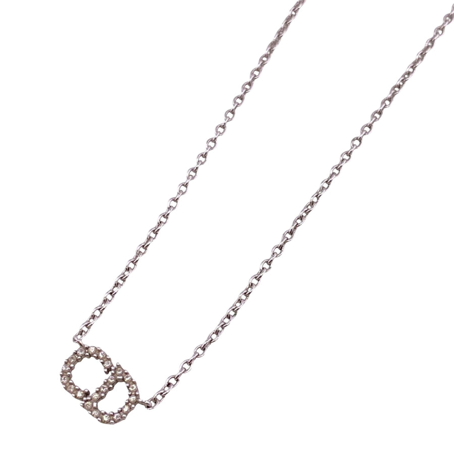 Dior CD Logo Pave Necklace
