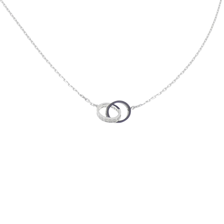 Cartier Interlocking Circles Diamond Pendant