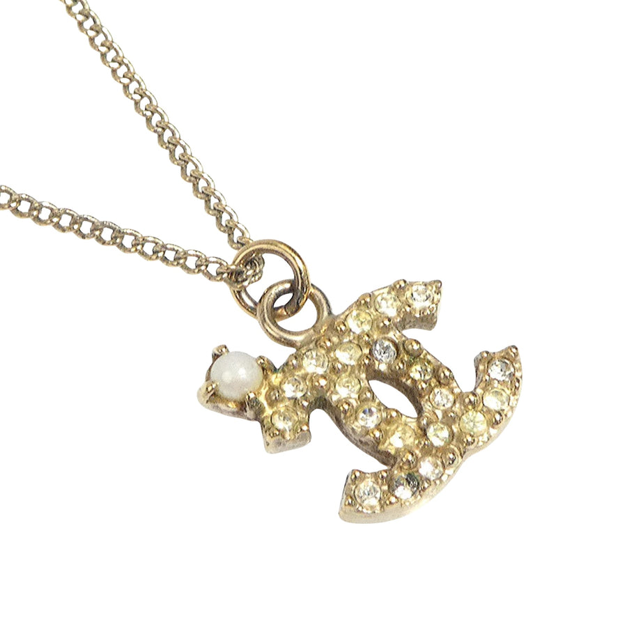 Chanel Chanel Logo Pendant Necklace