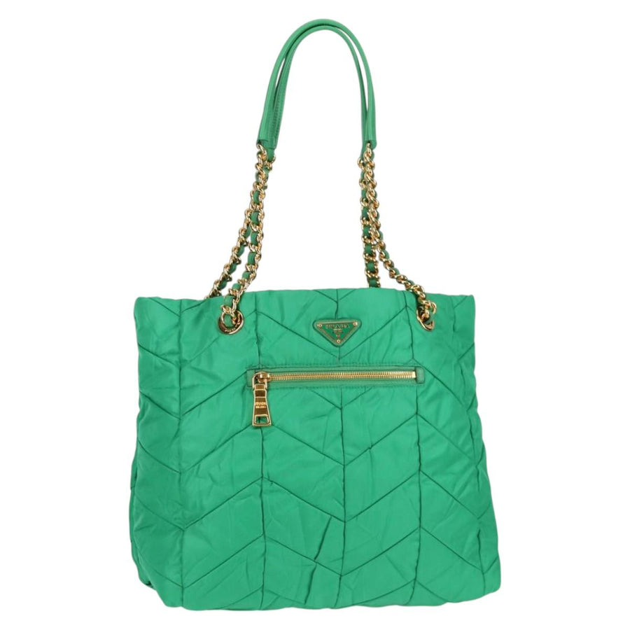 Prada Quilted Chevron Tote Bag