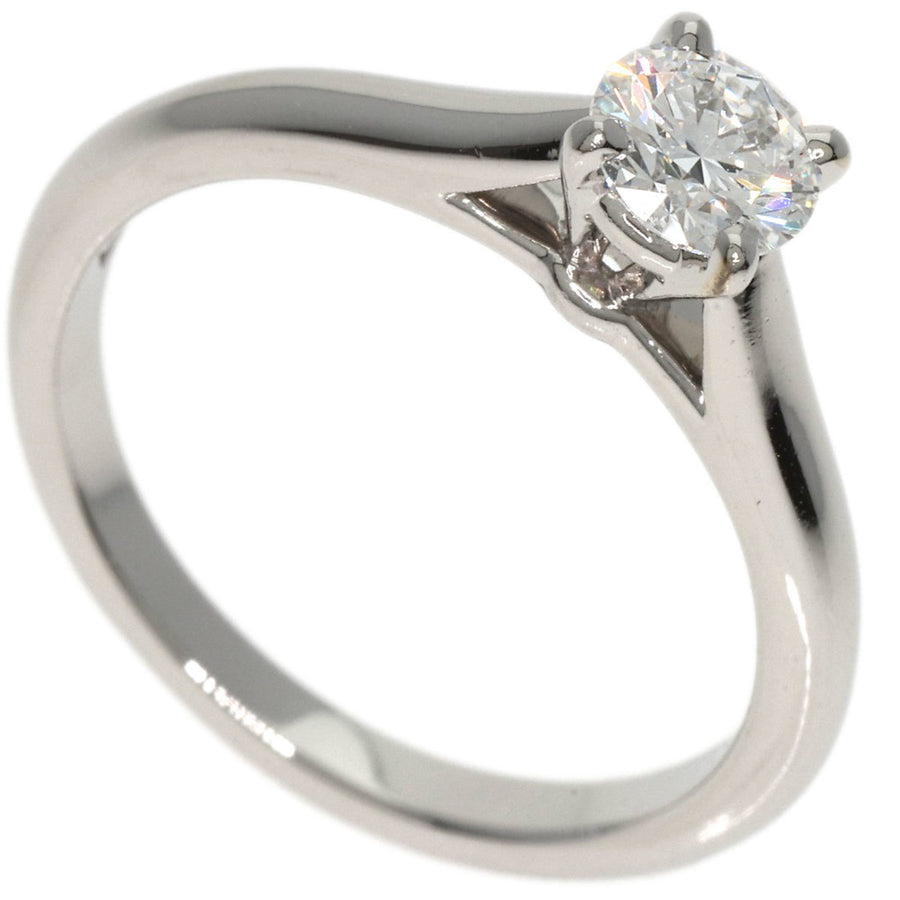 Cartier Solitaire Diamond Ring Platinum Setting