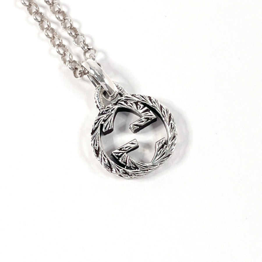 Gucci Gucci GG Logo Pendant Necklace