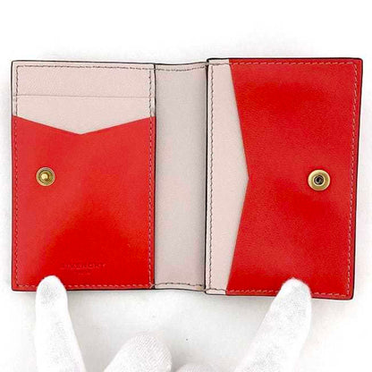 Givenchy Red Leather Wallet