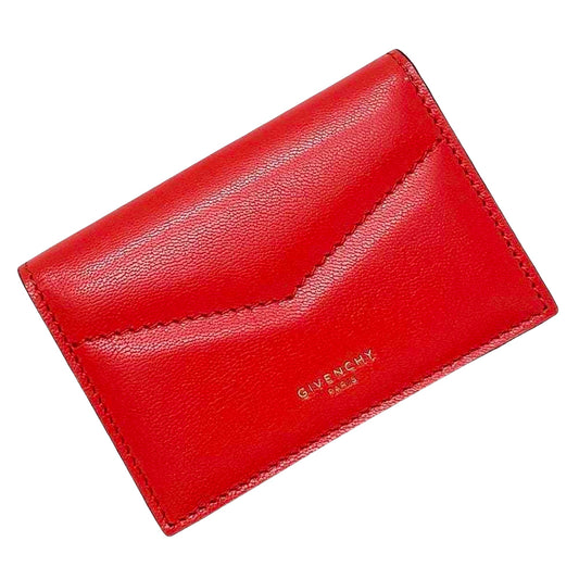 Givenchy Red Leather Wallet