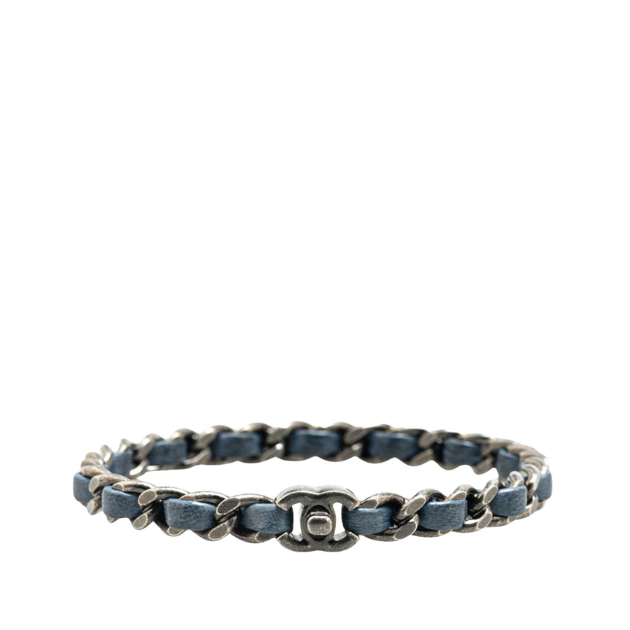 Chanel Chain Leather Bracelet