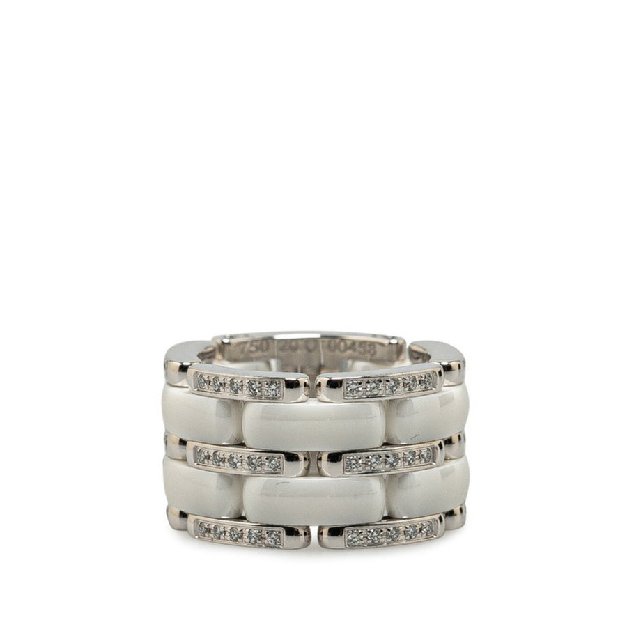 Chanel Ceramic Diamond Ring
