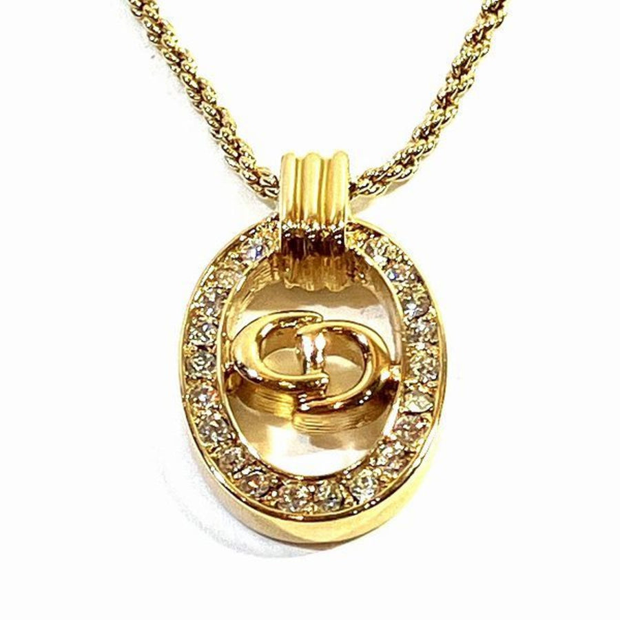 Dior Dior Logo Pendant Necklace