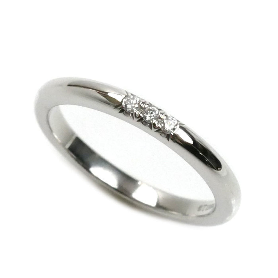 Tiffany & Co. ThreeStone Diamond Platinum Band