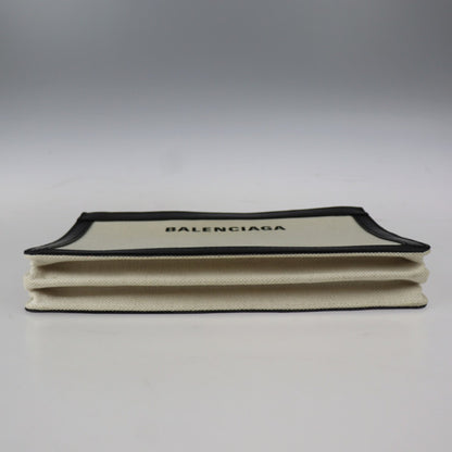 Balenciaga Black Canvas Clutch