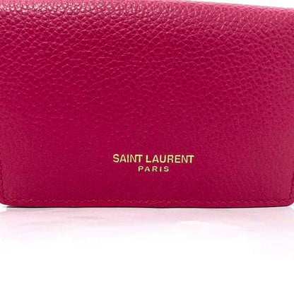 Saint Laurent Pink Leather Wallet