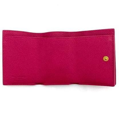 Saint Laurent Pink Leather Wallet