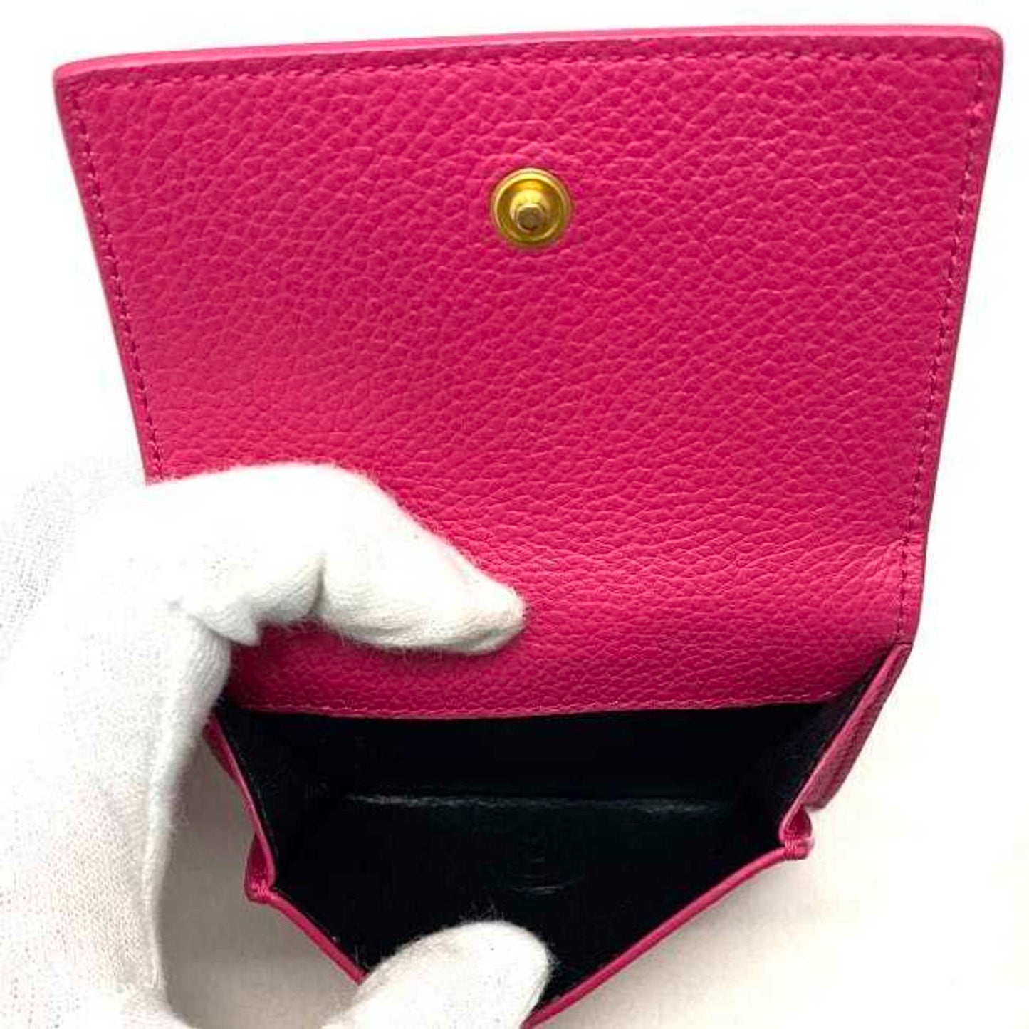 Saint Laurent Pink Leather Wallet