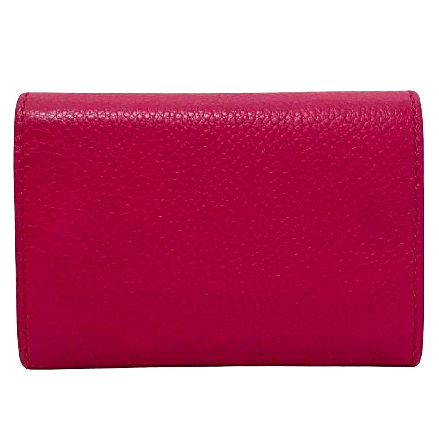 Saint Laurent Pink Leather Wallet