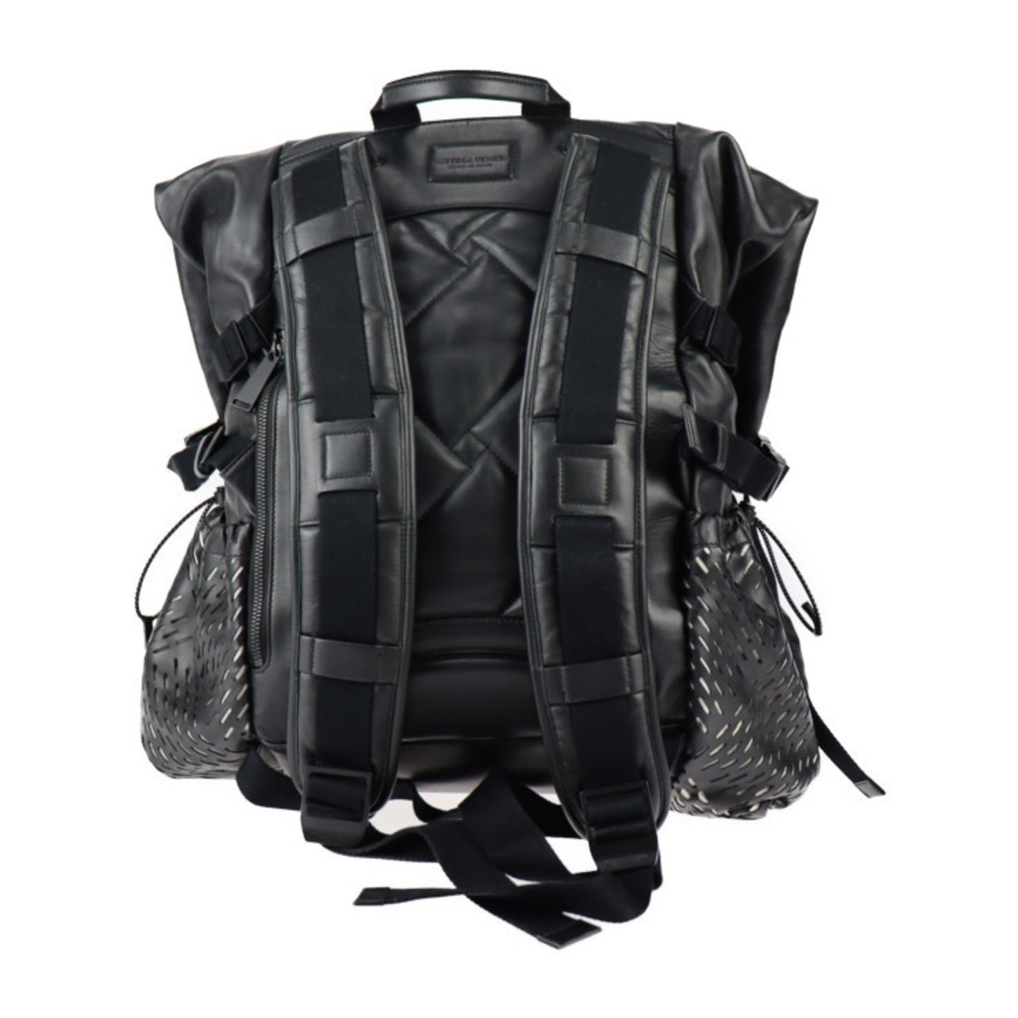 Bottega Veneta Black Pony-style Calfskin Backpack