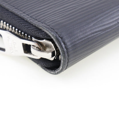 Louis Vuitton Black Leather Zippy Organizer