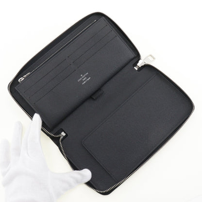 Louis Vuitton Black Leather Zippy Organizer