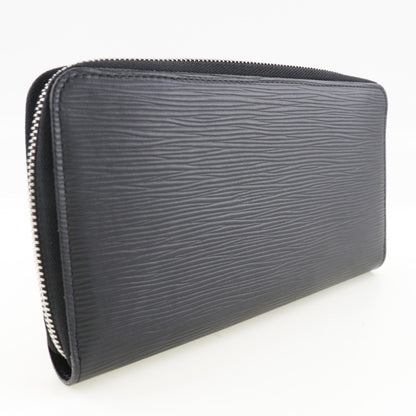 Louis Vuitton Black Leather Zippy Organizer
