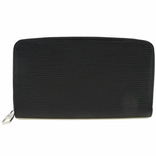 Louis Vuitton Black Leather Zippy Organizer
