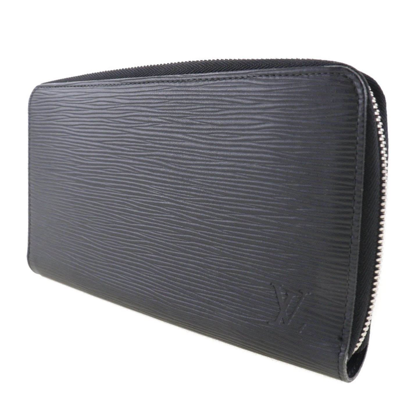Louis Vuitton Black Leather Zippy Organizer