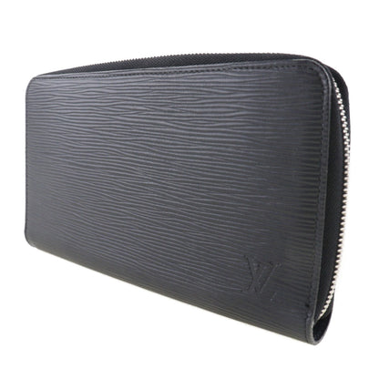 Louis Vuitton Black Leather Zippy Organizer