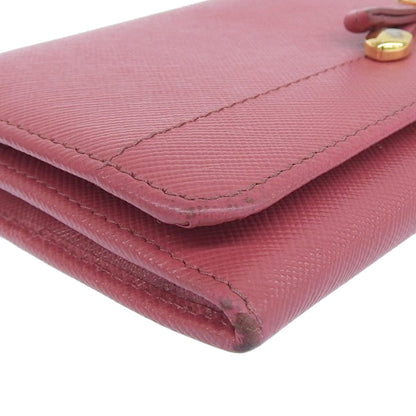 Prada Pink Leather Ribbon
