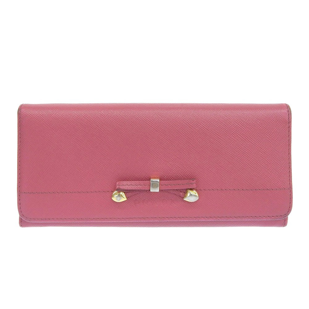 Prada Pink Leather Ribbon