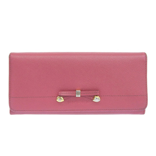 Prada Pink Leather Ribbon