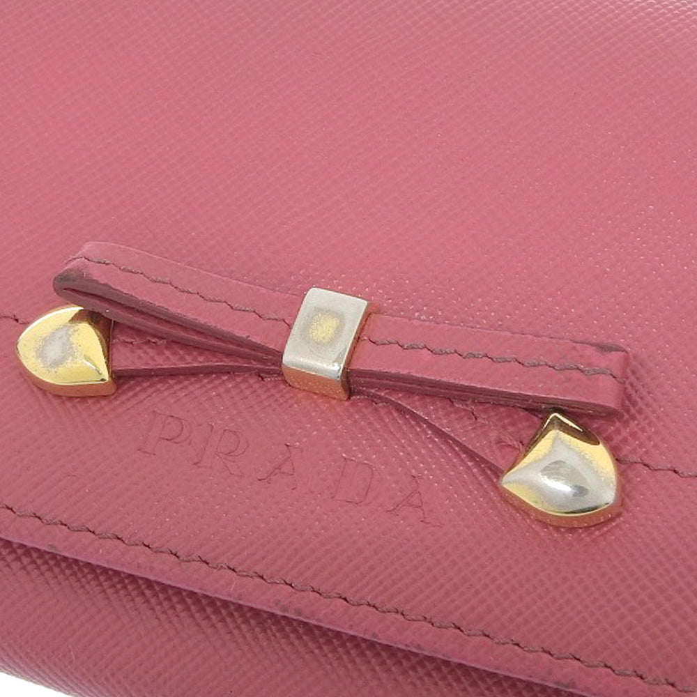 Prada Pink Leather Ribbon