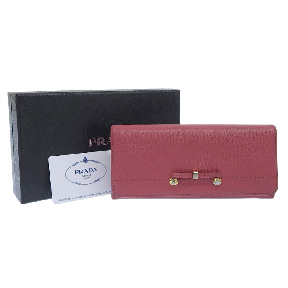 Prada Pink Leather Ribbon
