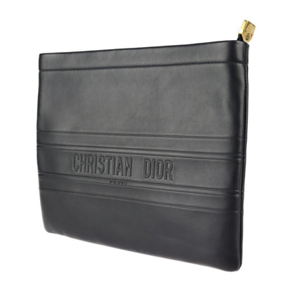 Dior Black Leather Clutch