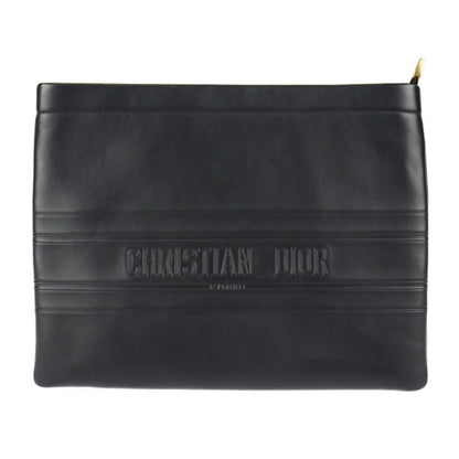 Gucci Black Leather Clutch