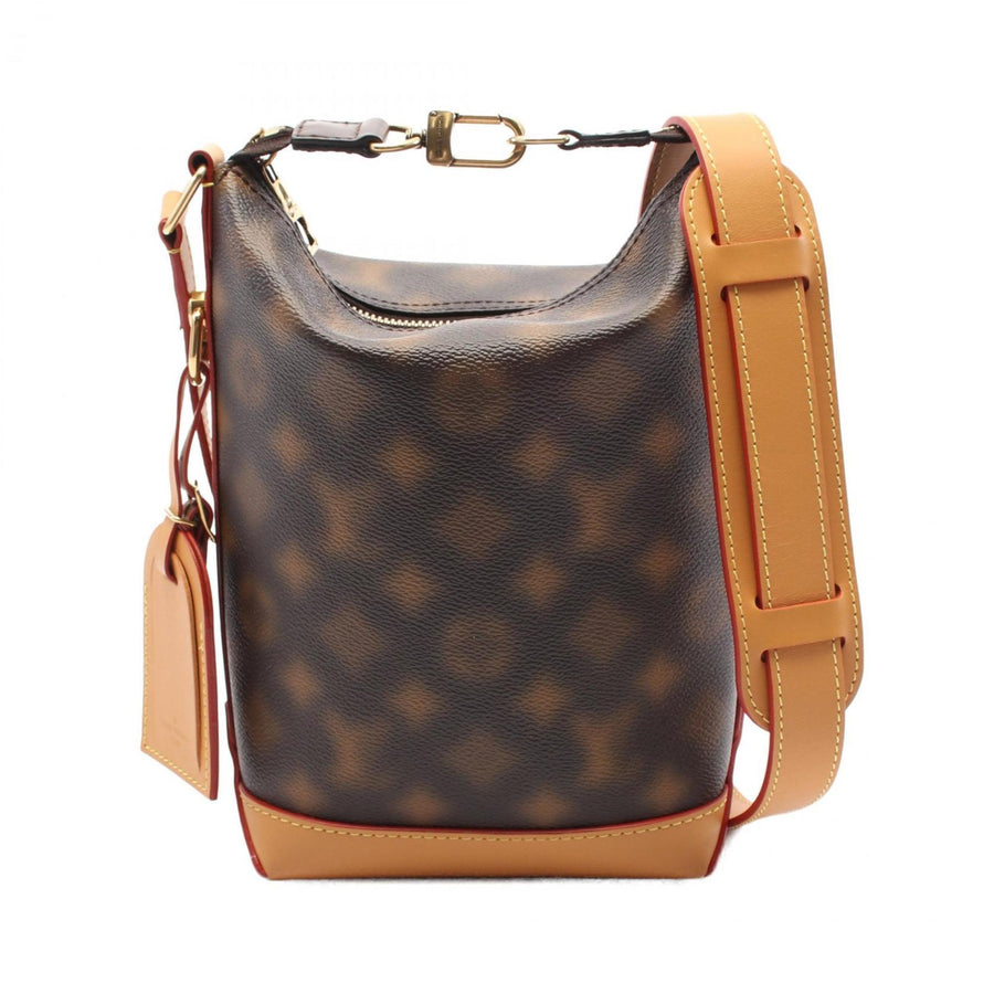 Louis Vuitton Bucket Bag Shoulder Tan Trim