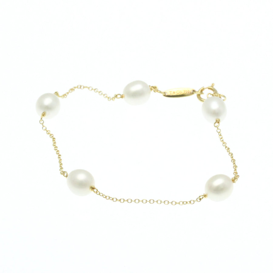 Tiffany & Co. Pearl Bracelet Five Pearls
