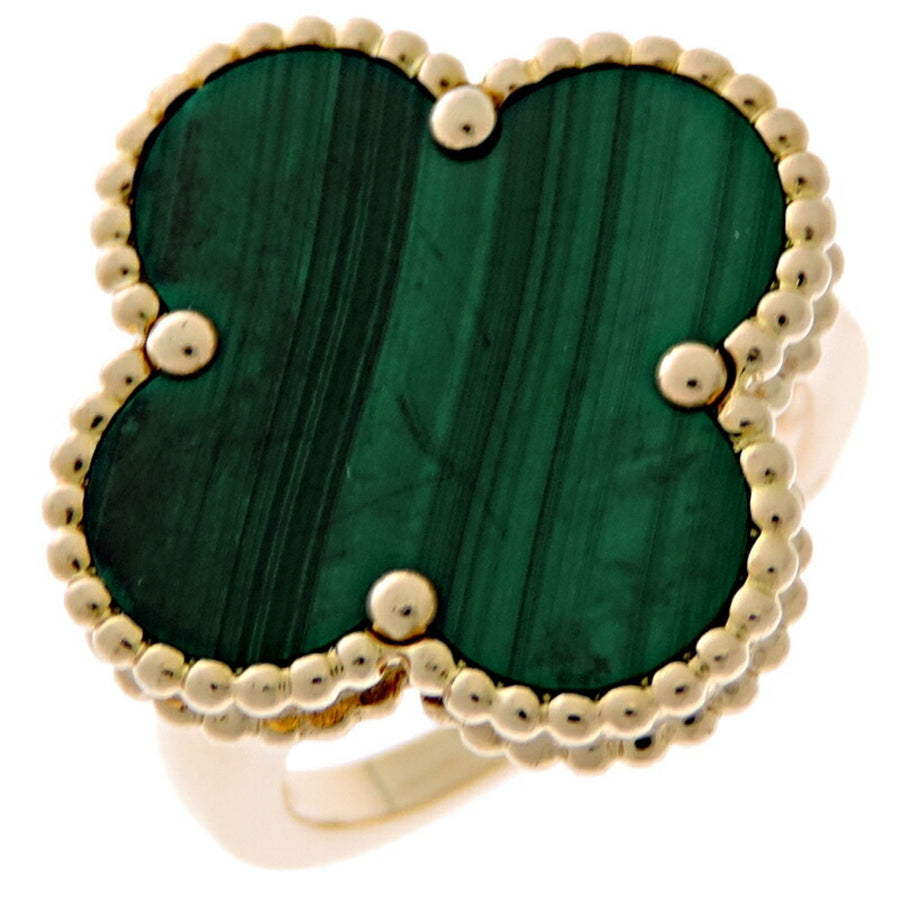 Van Cleef & Arpels Alhambra Malachite Ring