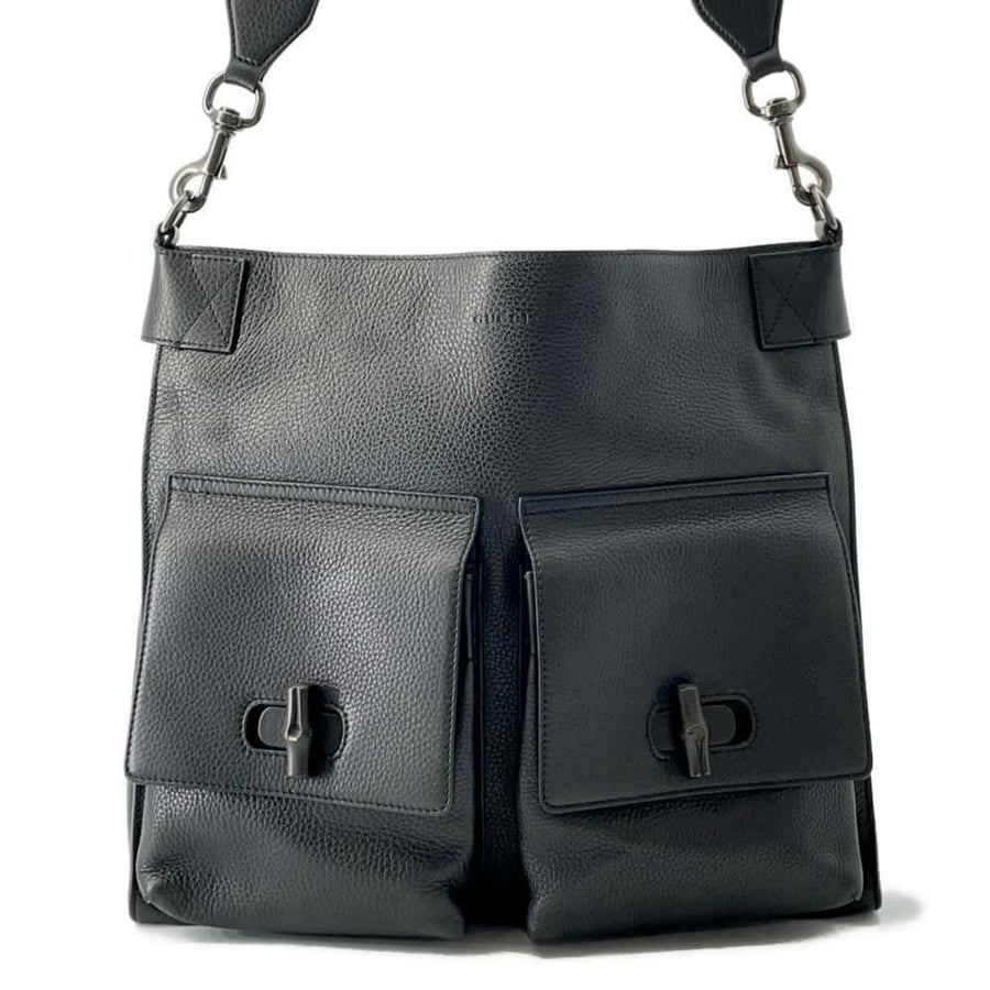 Gucci Bamboo Shoulder Bag Leather