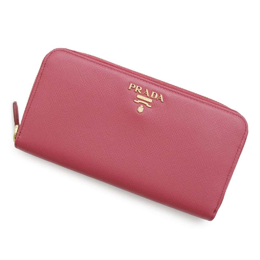 Prada ZipAround Leather Wallet