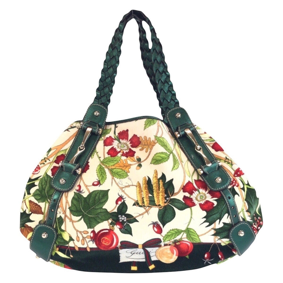 Gucci Floral Print Shoulder Bag