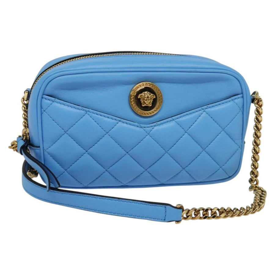 Versace Quilted Leather Crossbody Bag