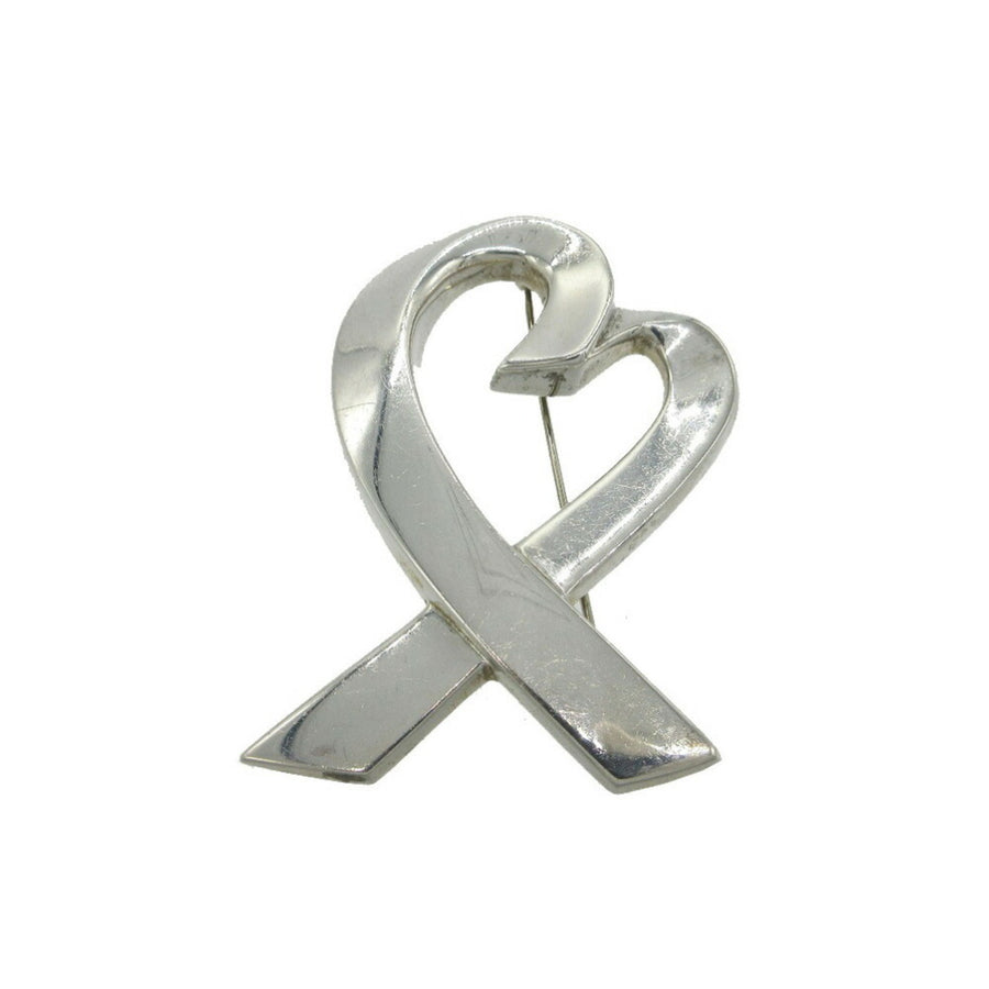 Tiffany & Co. Heart Ribbon Brooch