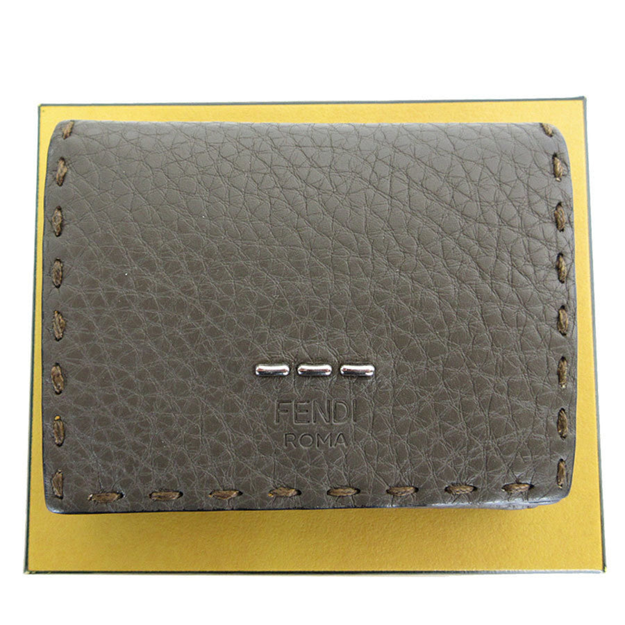 Fendi Card Holder Wallet Leather