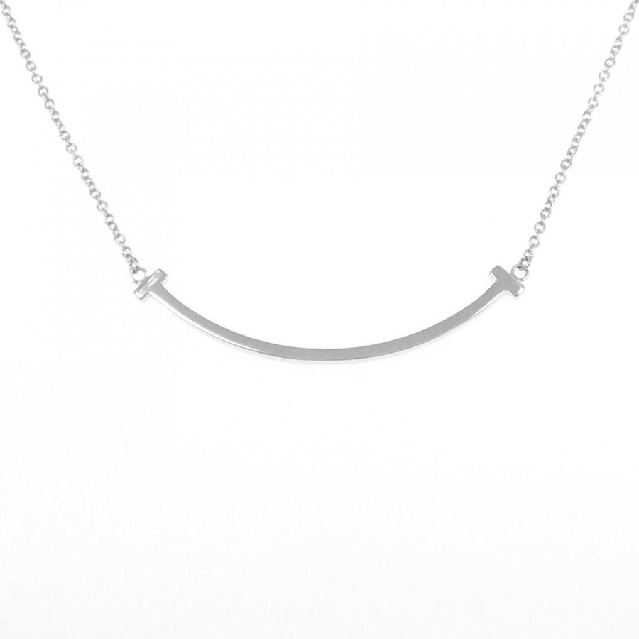 Tiffany & Co. Smile Pendant Necklace Curved Bar