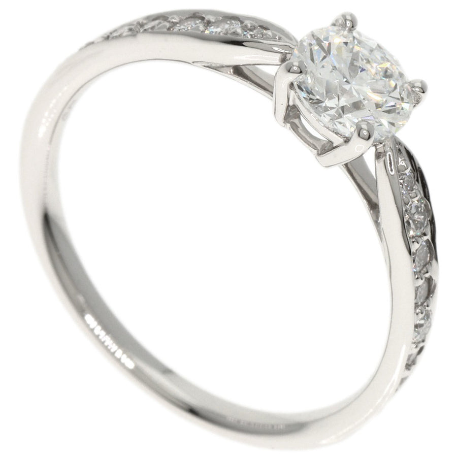 Tiffany & Co. Platinum Diamond Solitaire Ring