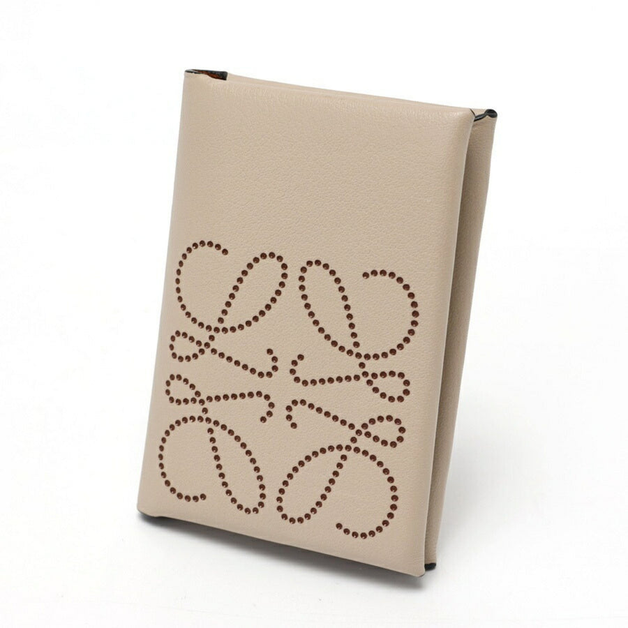 Loewe Leather Card Holder Perforated Logo