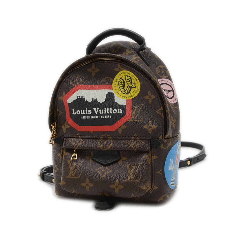 Louis Vuitton Mini Backpack Monogram Graffiti Patches