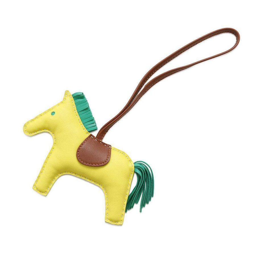 Hermes Horse Charm Leather Saddle