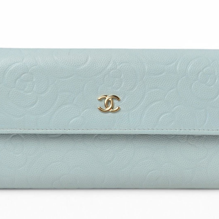 Chanel Embossed Leather Wallet