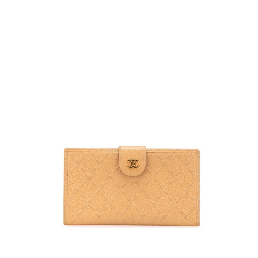 Chanel Long Wallet Quilted Design