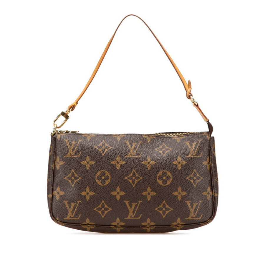 Louis Vuitton Pochette Monogram Canvas Shoulder Bag